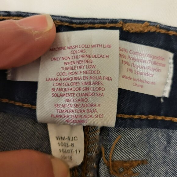 NOBO No Boundaries Skinny Jeans Dark Wash Juniors 15 - Picture 9 of 9